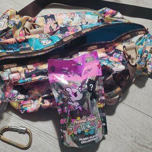 NWT Toki-doki Pirate Lesportsac Duffel Bag w/ Unicorno Plush Blind Bag